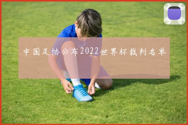 中国足协公布2022世界杯裁判名单
